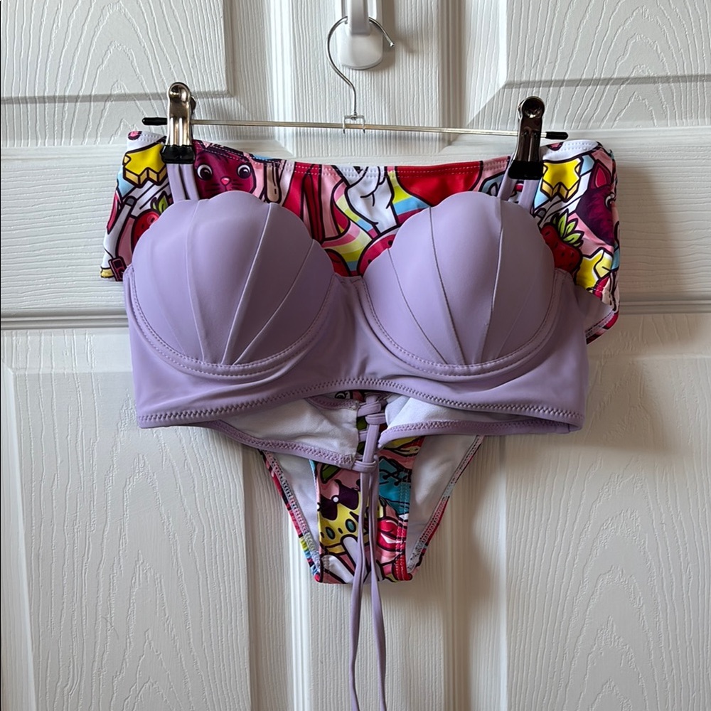 Women's Purple Bikini Set (molded cups)